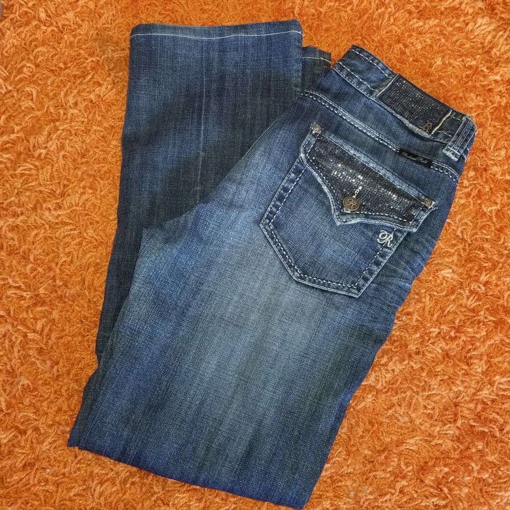 Rock and Roll cowgirl heavy duty jeans